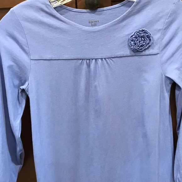 Girls Garnet Hill Purple Dress - Picture 2 of 4